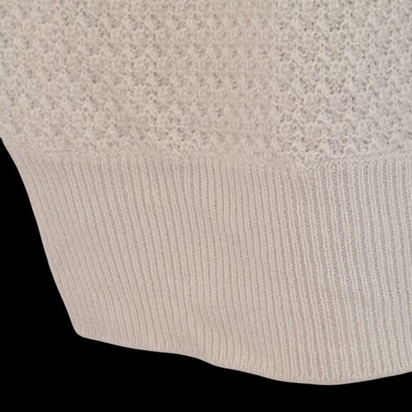 Tibi Sweater Dress Wool Cashmere Blend Pockets Sheath V-Neck Above Knee Beige M - Picture 6 of 16